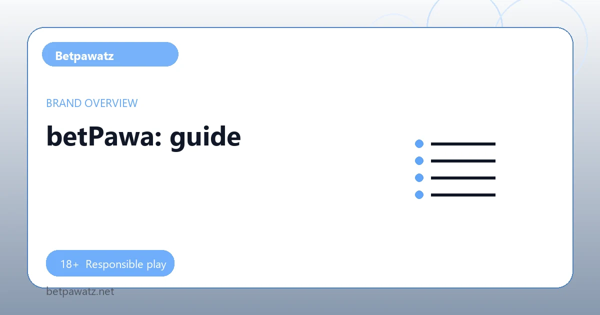 betPawa: guide - Betpawatz guide
